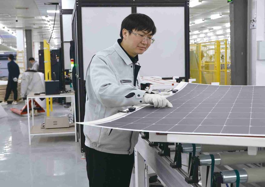 Jiangsu X-solar Green Building Technology Co., Ltd. lini produksi pabrikan