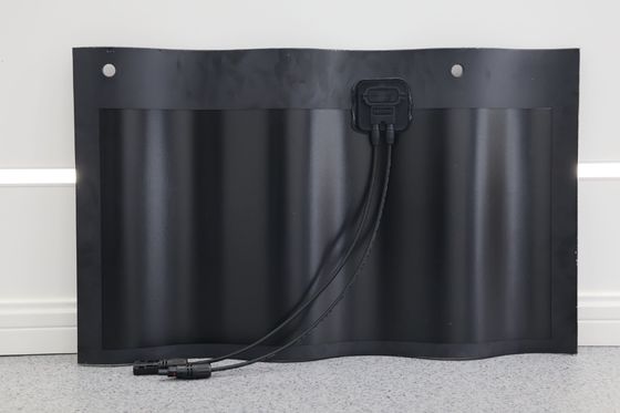 50W Curved BIPV Solar Panel Roof Tiles Short Circuit Voltage 8.62A CE TUV Certified