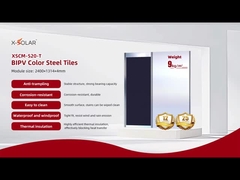 520W Color Steel BIPV Tile Modules Untuk Mewarnai Atap