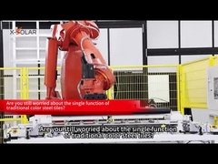 Greenhouse BIPV Solar Shingles Daya listrik 520W Tegangan operasi 39,68 V