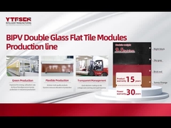 Tiga Dalam Satu Fleksibel Panel Surya Produksi Line Adjustable String Spacing 2mm - 6mm