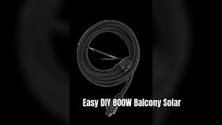Kit Surya Balkon 800W yang Mudah Panel Fleksibel Ringan