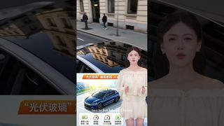 Atap mobil tenaga surya yang dilengkapi BYD. X-SOLAR membantu memperluas jangkauan kendaraan listrik energi baru.