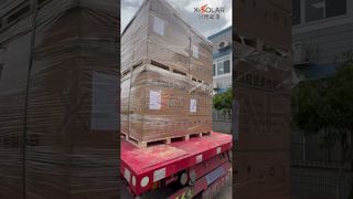 Setiap kotak adalah janji! Proses pengiriman penuh PV fleksibel terekam.